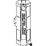 Tall Octagon Rotomolded Case